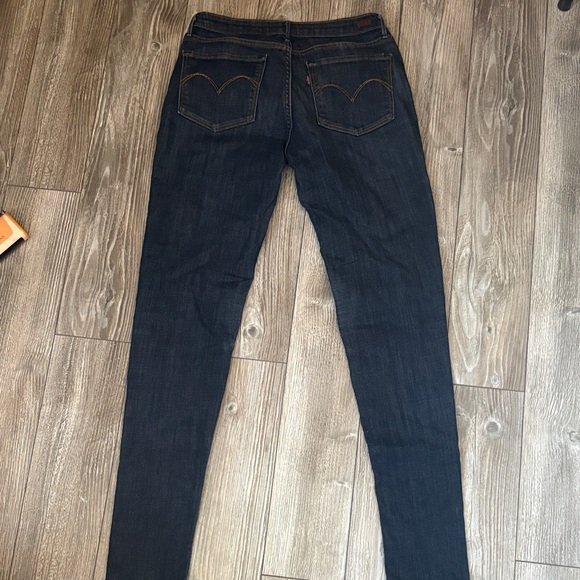Levi's Women's Dark Blue Jeggings - Picture 3 of 4